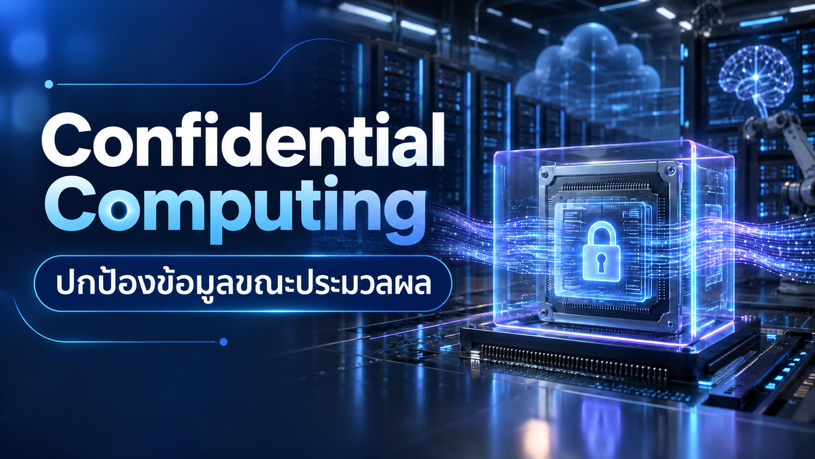 ชิปประมวลผลแบบปลอดภัยปกป้องข้อมูลภายในศูนย์ข้อมูลคลาวด์